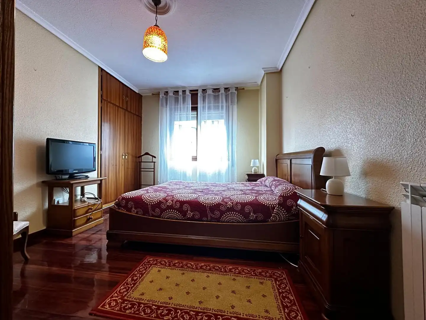 Bedroom of Flat for rent in Santander  with Heating, Parquet flooring and Furnished