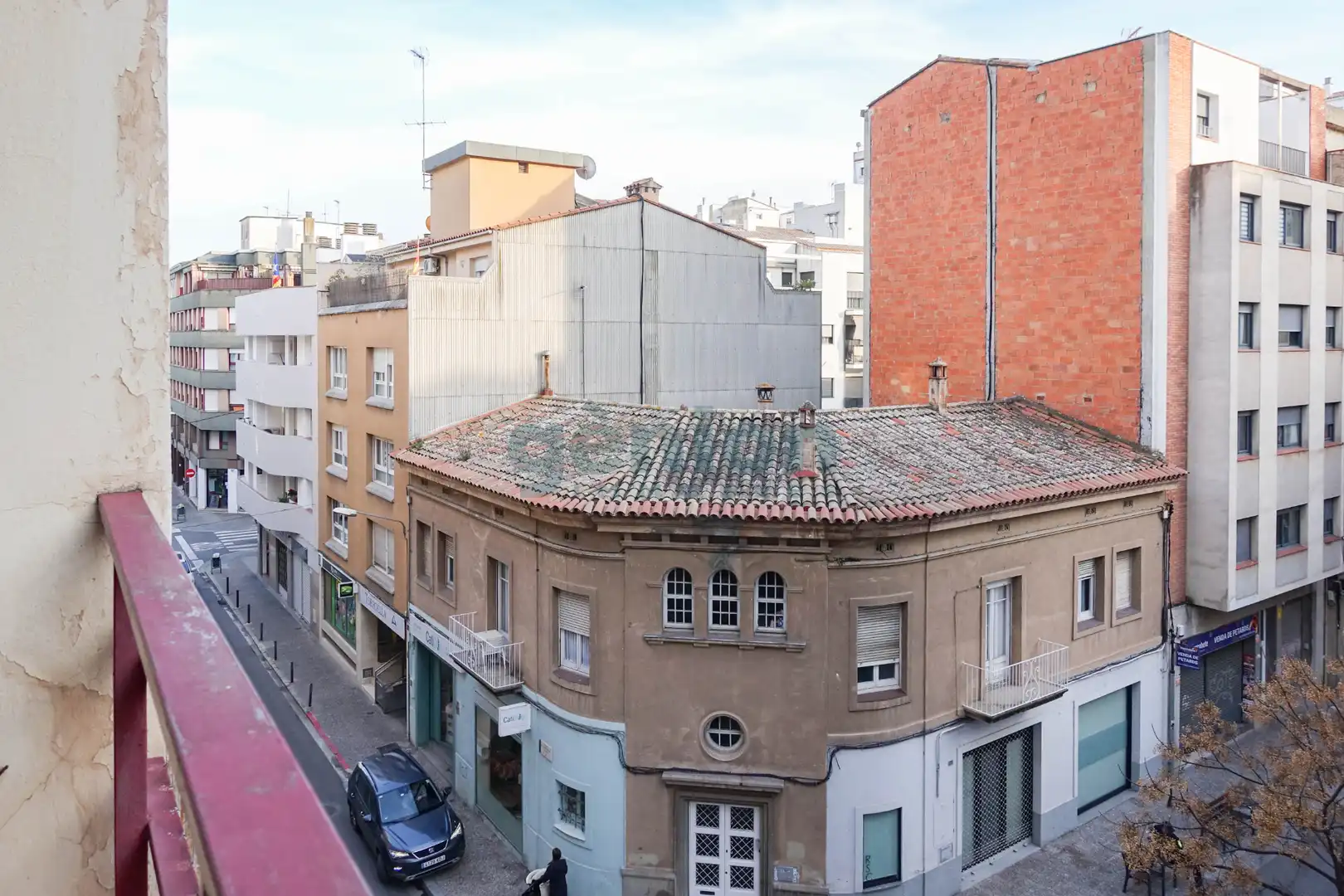 Vista exterior de Piso en venta en Girona con Aire acondicionado, Calefacción y Balcón
