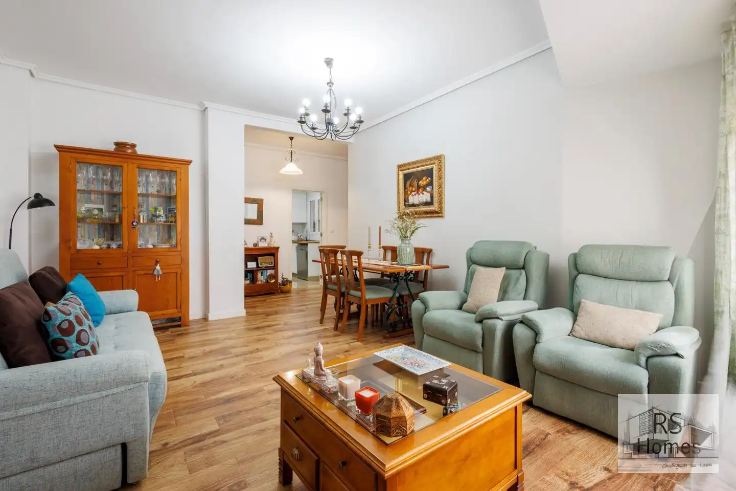 Sala de estar de Casa o chalet en venta en Benaguasil con Aire acondicionado, Terraza y Trastero