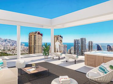 Apartamento con piscina en venta en Via Parque