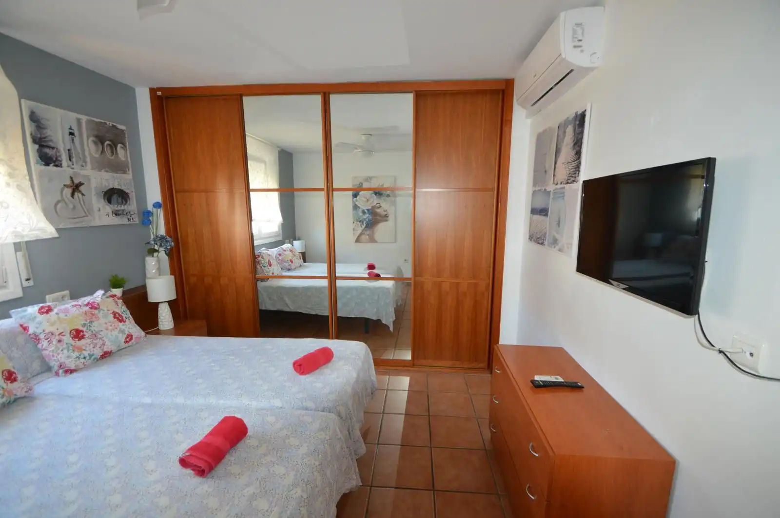 Schlafzimmer von Country house zum Verkauf in Vinaròs mit Klimaanlage, Heizung und Terrasse
