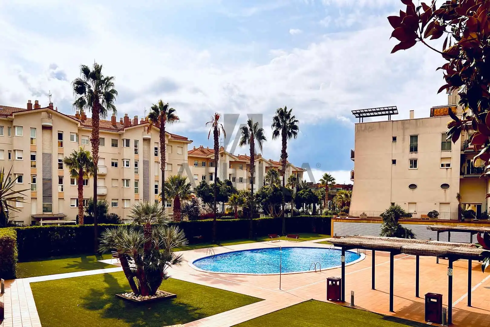Garden of Duplexes for sale in Sitges  with Heating, Parquet flooring and Terrace