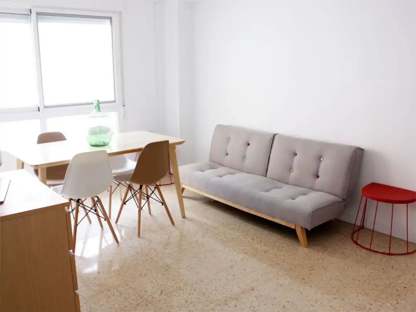 Living room of Flat for rent in  Valencia Capital  with Air Conditioner