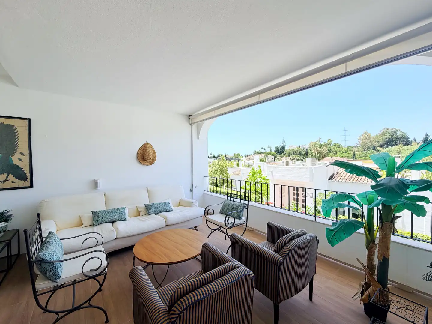 Terraza de Piso de alquiler en Benahavís con Aire acondicionado, Calefacción y Terraza