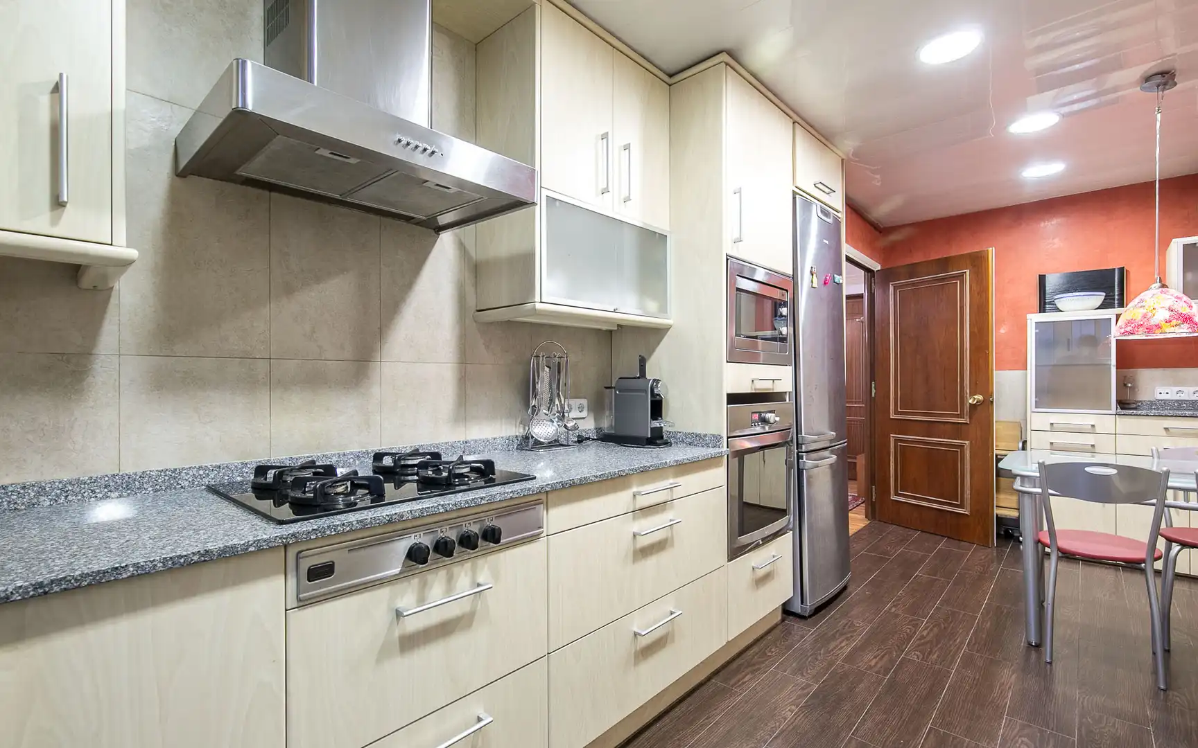 Kitchen of Flat for rent in Barcelona  with Air Conditioner, Heating and Terrace