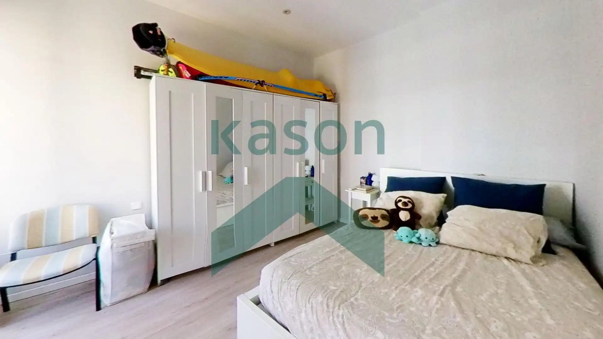 Schlafzimmer von Wohnung zum Verkauf in Madrid mit Klimaanlage und Heizung