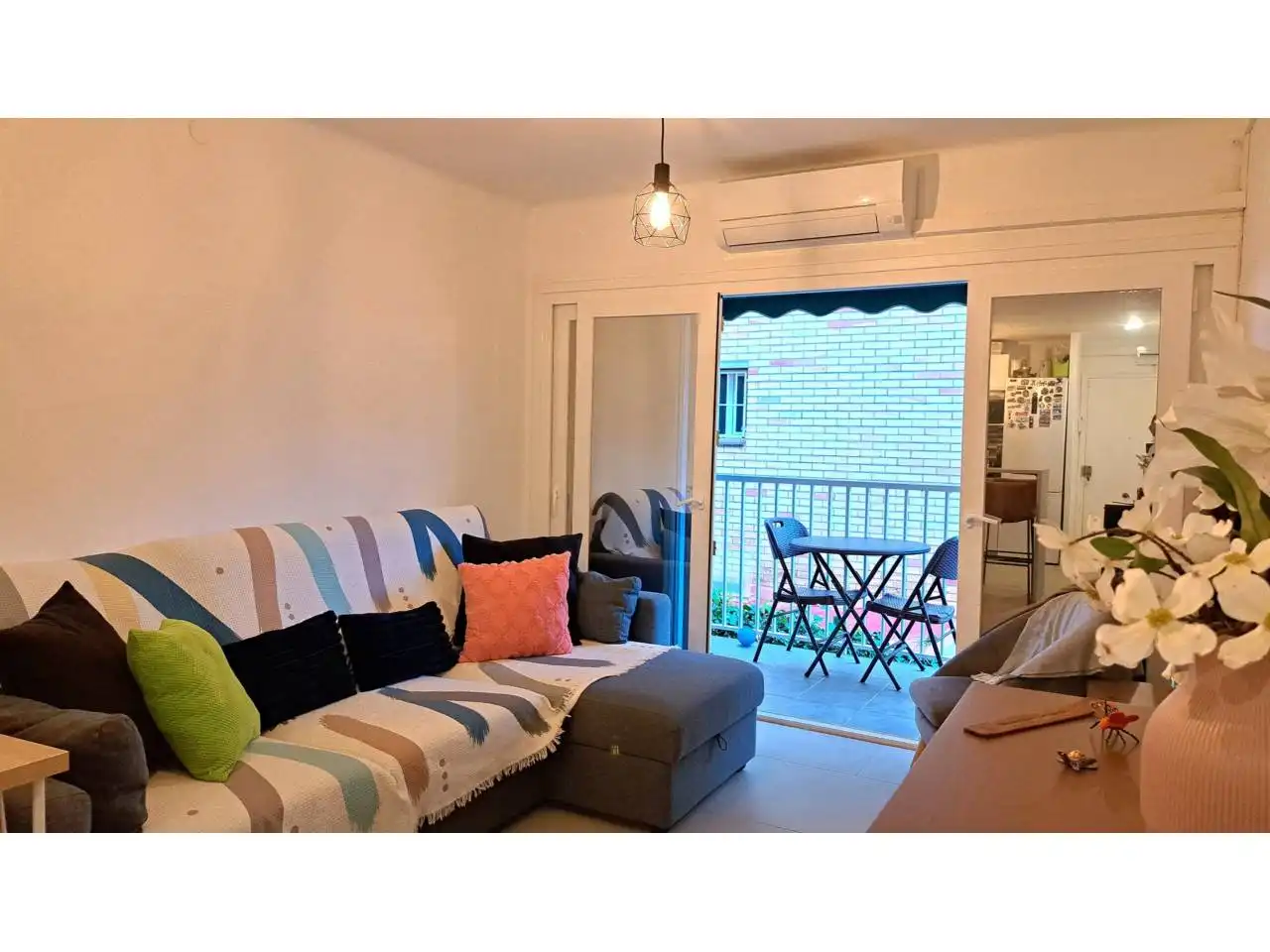 Terrasse von Wohnung zur Miete in Vilanova i la Geltrú mit Klimaanlage, Heizung und Terrasse