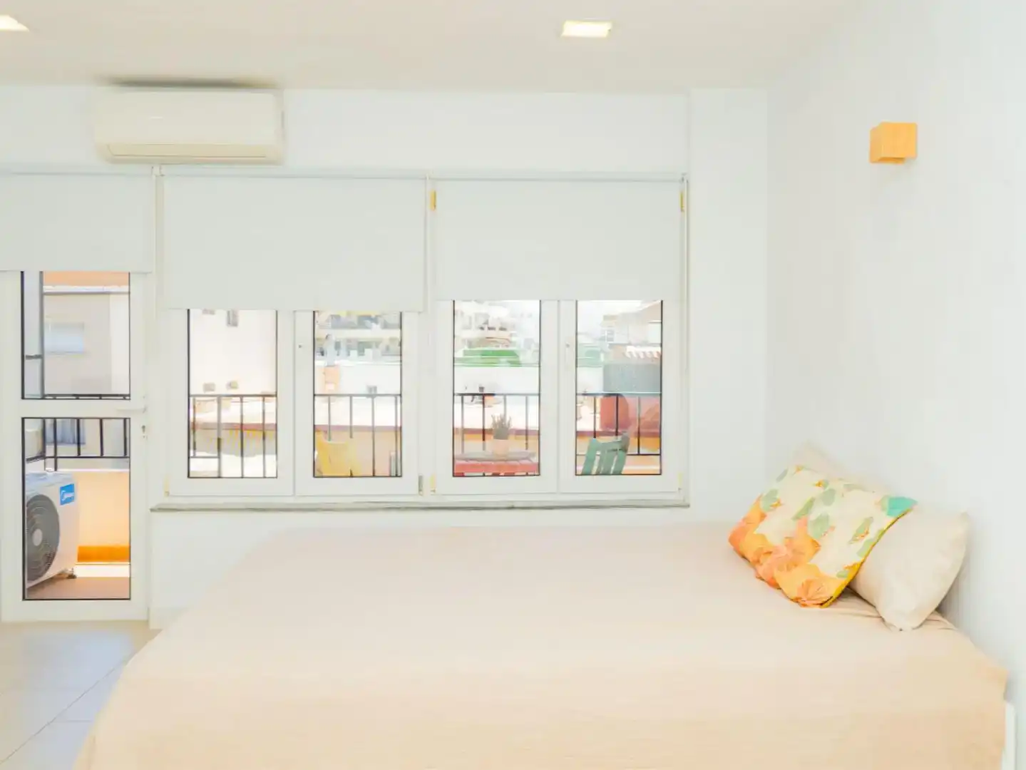 Schlafzimmer von Wohnung zur Miete in Fuengirola mit Klimaanlage, Möbliert und Balkon