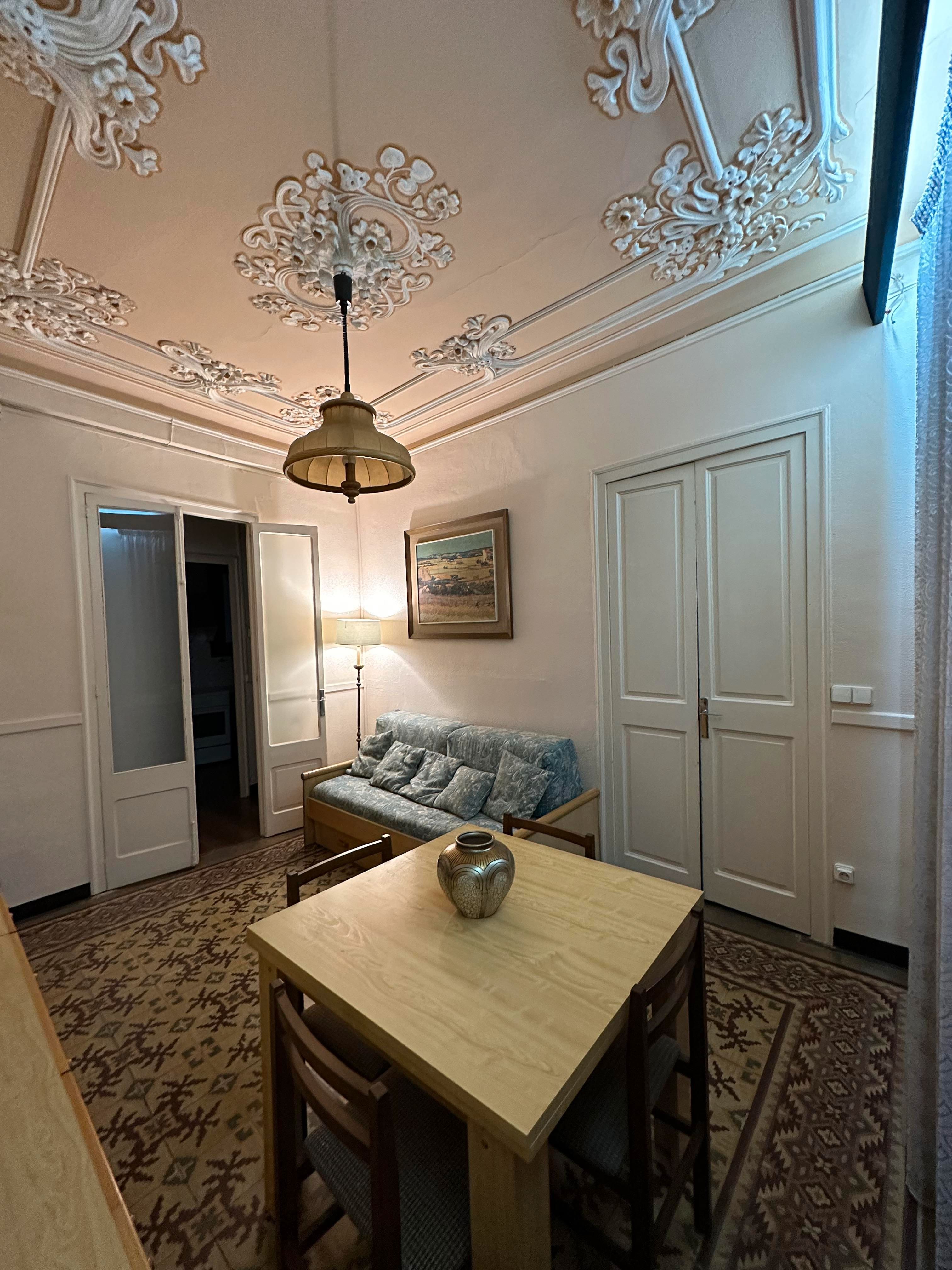 Living room of Flat for sale in Ripoll  with Heating and Balcony