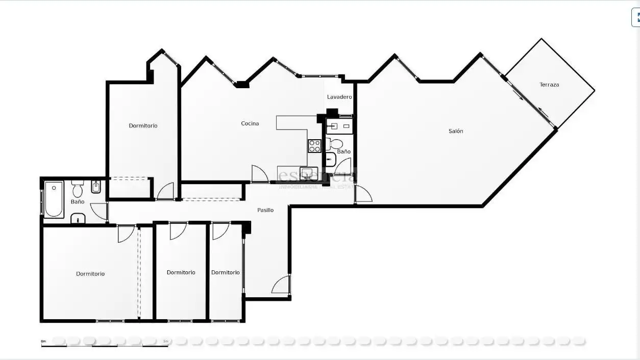 Wohnung zur Miete in Gandia mit Terrasse und Balkon