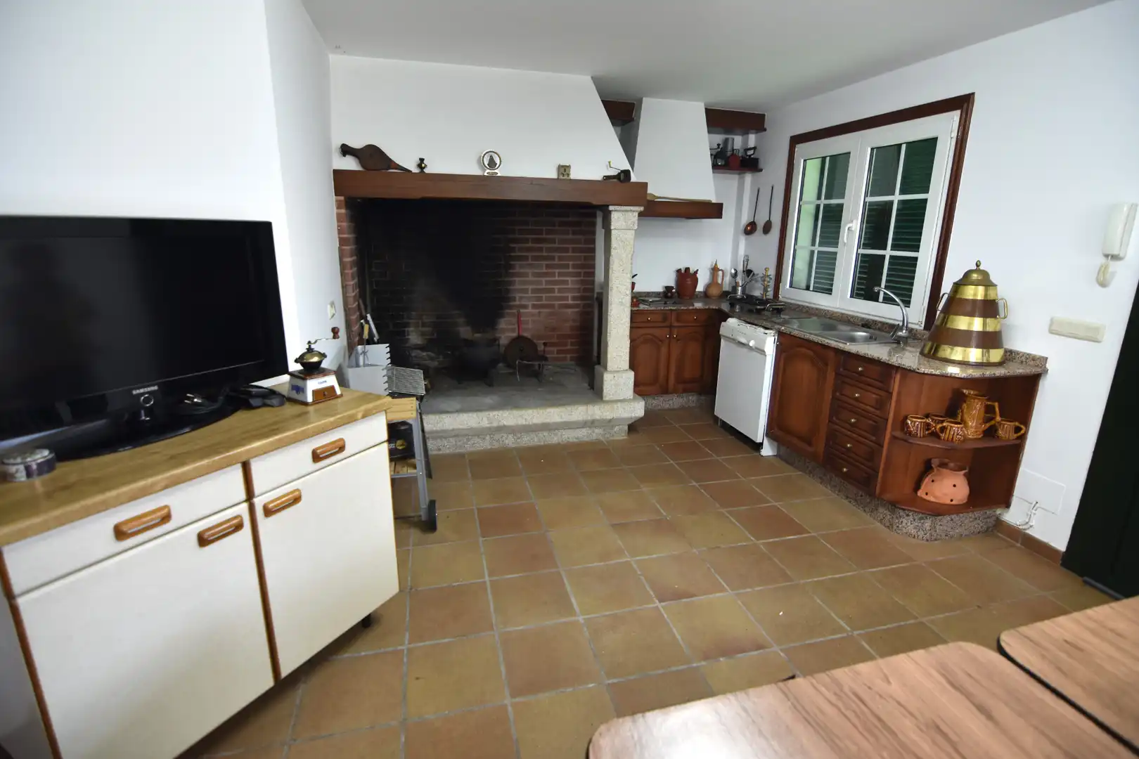 Kitchen of Houses for sale in Sada (A Coruña)  with Heating, Private garden and Parquet flooring