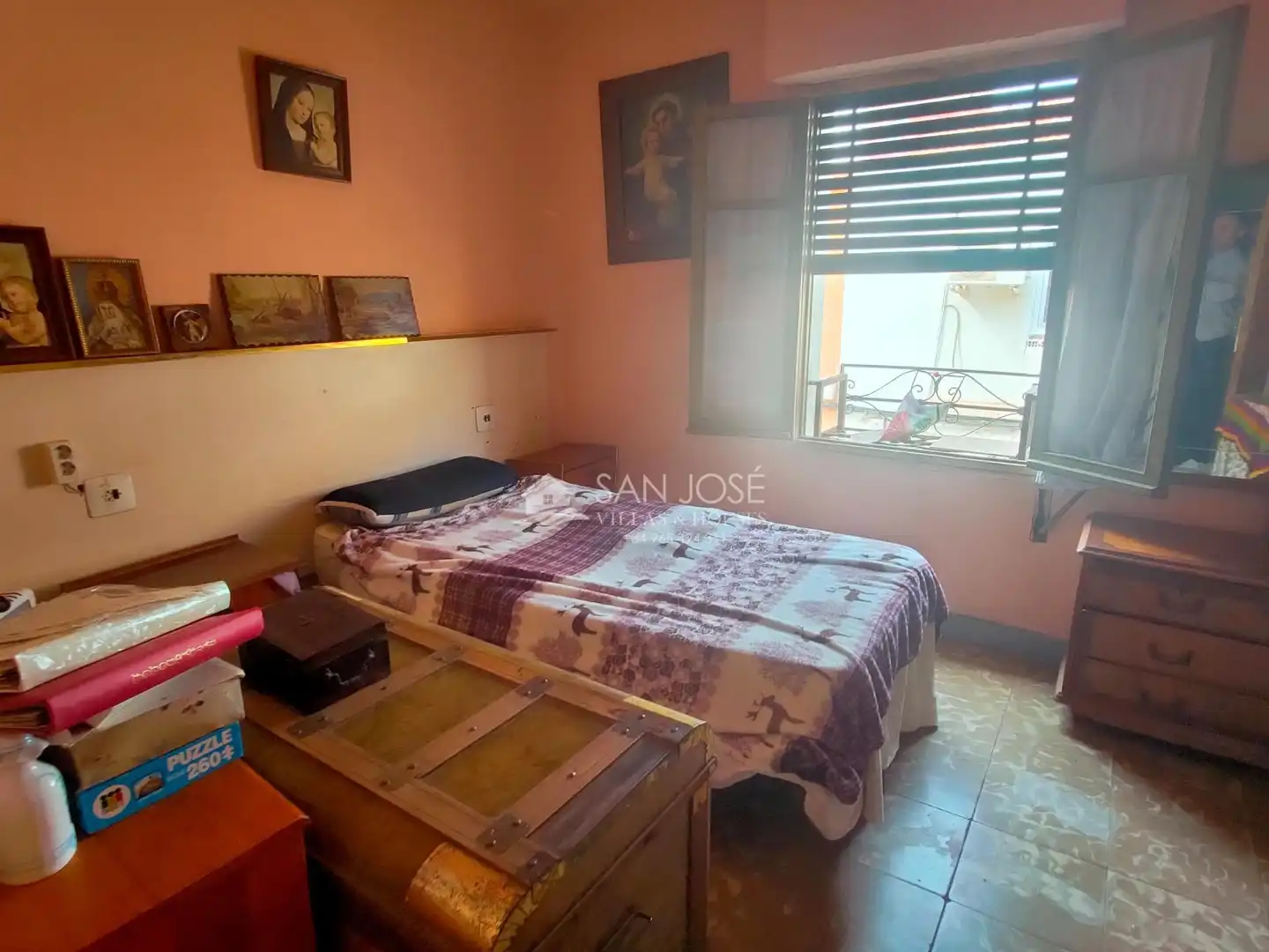 Schlafzimmer von Haus oder Chalet zum Verkauf in Aspe mit Heizung und Terrasse