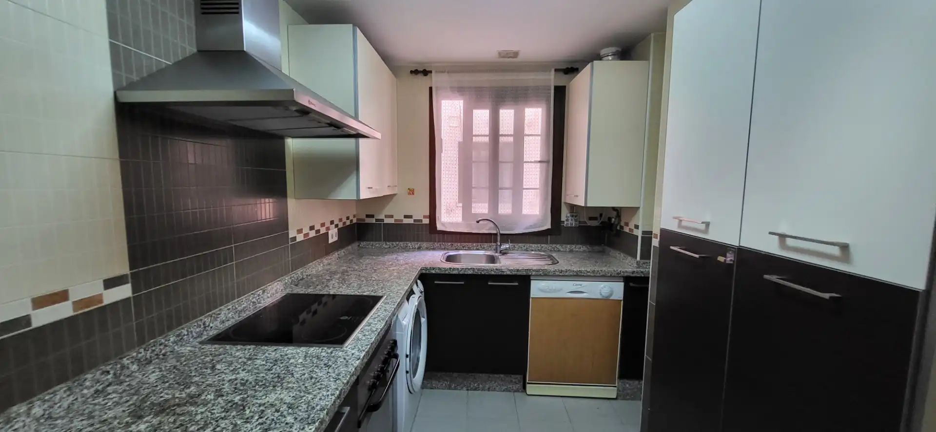 Küche von Wohnung zur Miete in Málaga mit Klimaanlage, Heizung und Parkett
