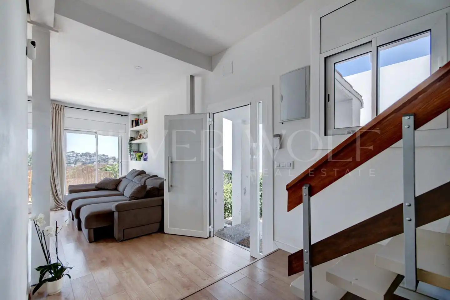 Sala de estar de Casa o chalet en venta en Castelldefels con Calefacción, Jardín privado y Terraza