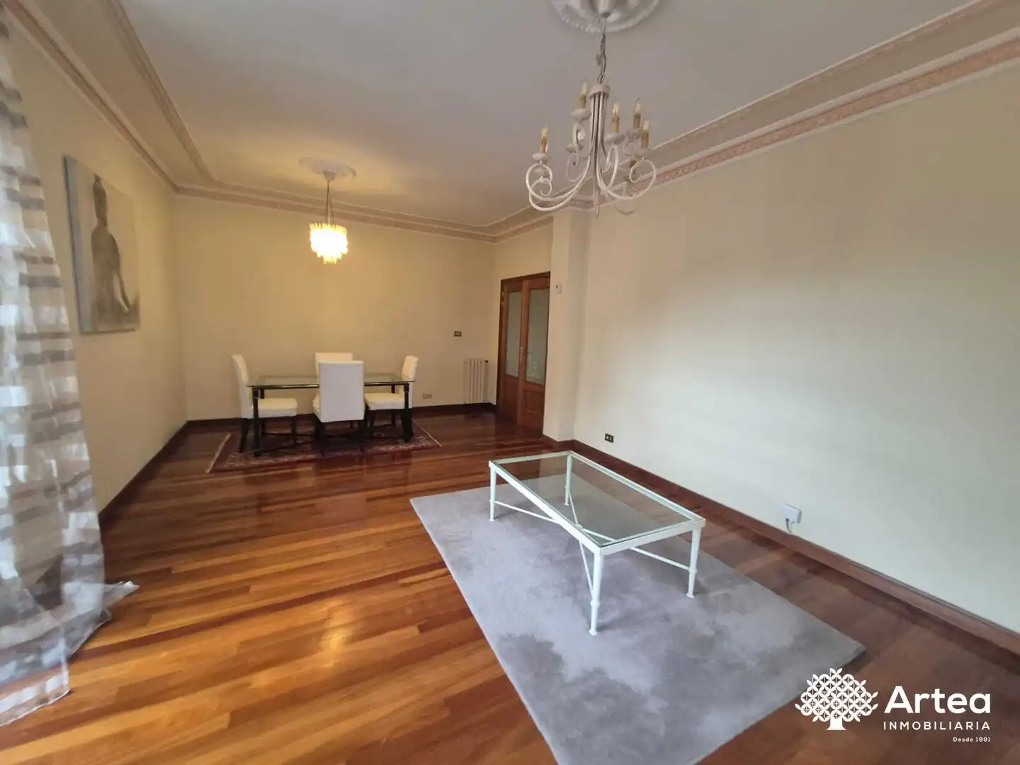 Wohnzimmer von Wohnung zur Miete in Bilbao  mit Heizung, Ofen und Waschmaschine