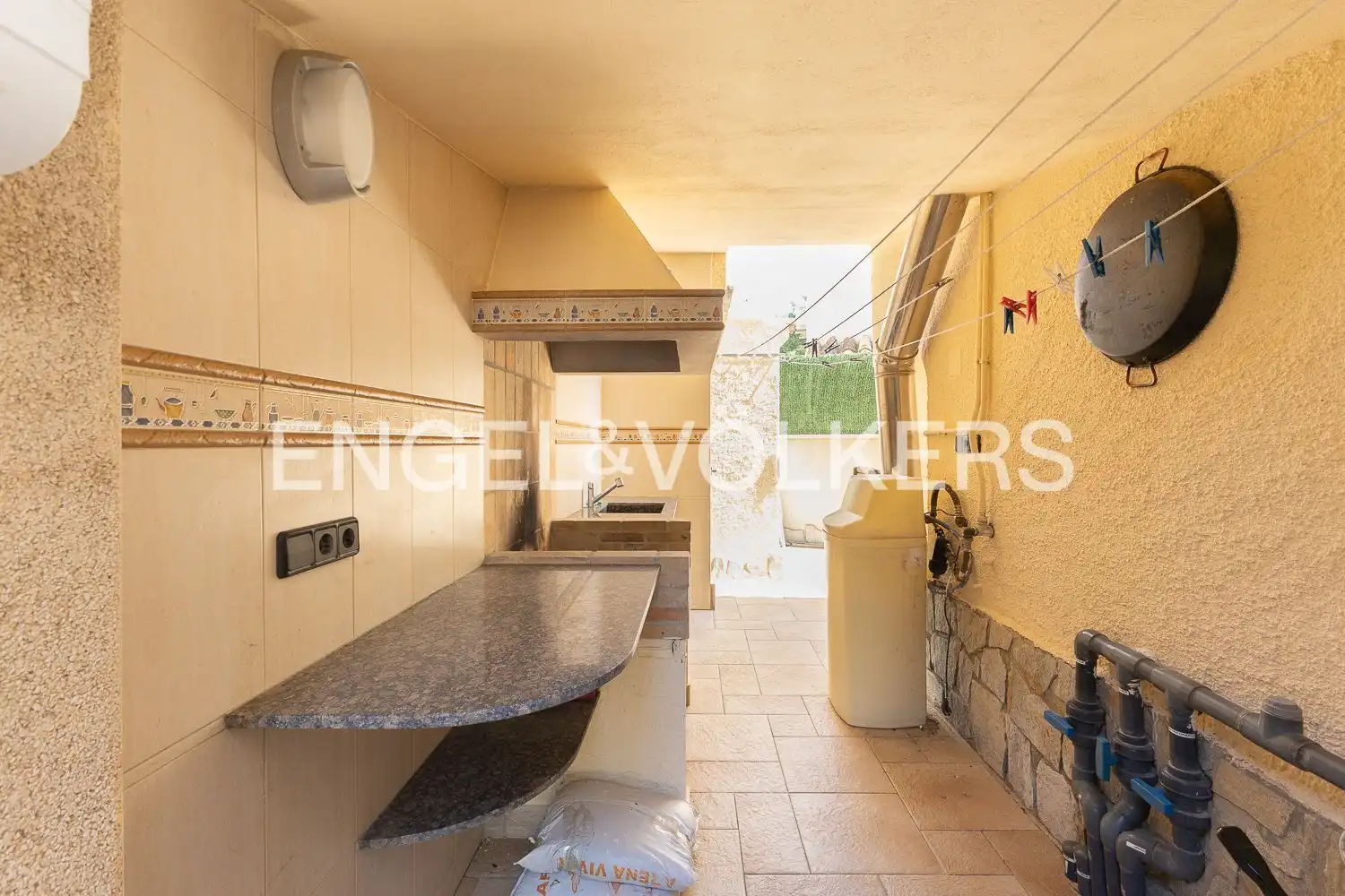 Cocina de Casa o chalet de alquiler en La Pobla de Farnals con Aire acondicionado, Calefacción y Jardín privado