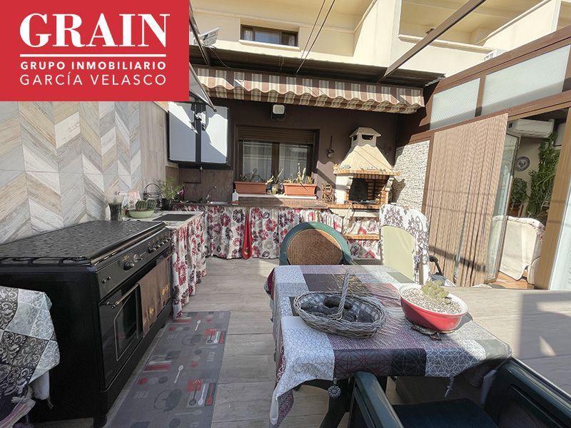 Terrassa de Casa adosada en venda en  Albacete Capital amb Aire condicionat i Calefacció