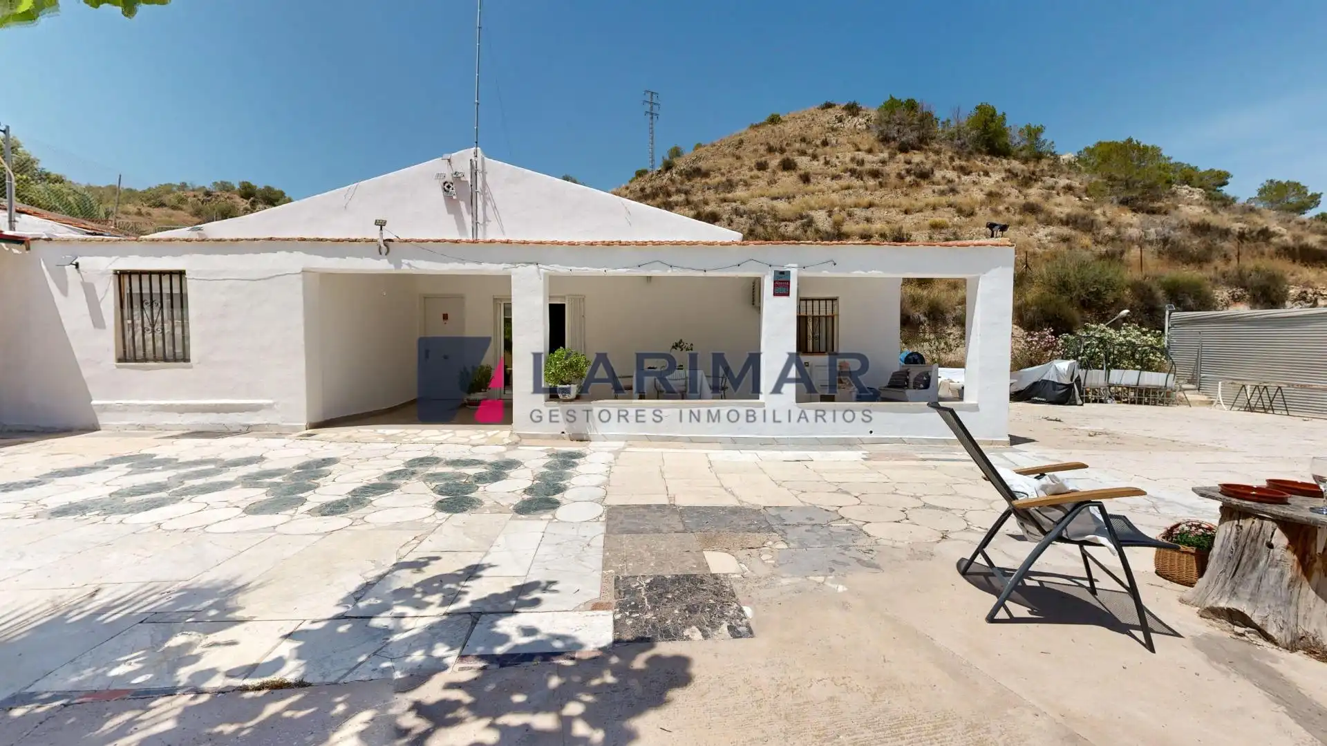 Vista exterior de Casa o xalet en venda en Aspe amb Aire condicionat, Calefacció i Jardí privat