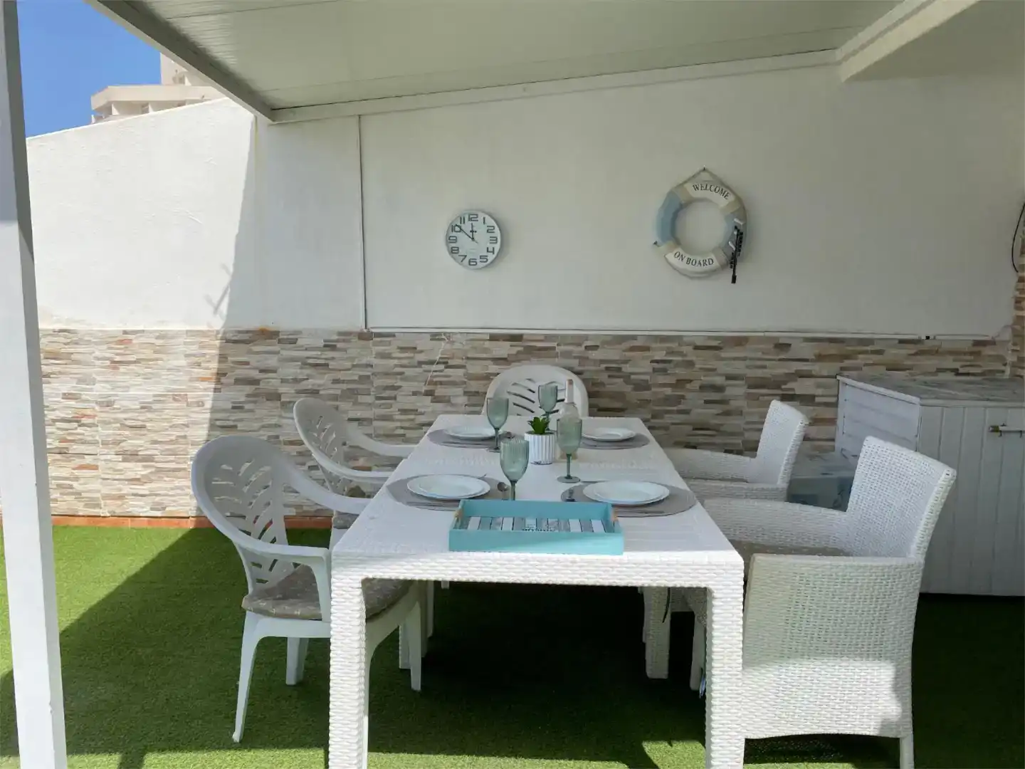 Terrace of Flat for rent in Adeje  with Swimming Pool