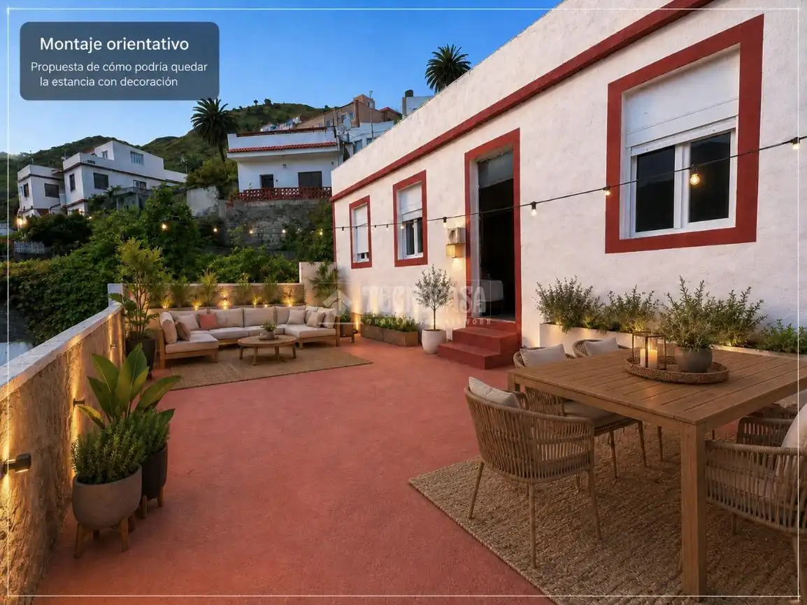 Terrace of Detached homes for sale in Hermigua  with Terrace