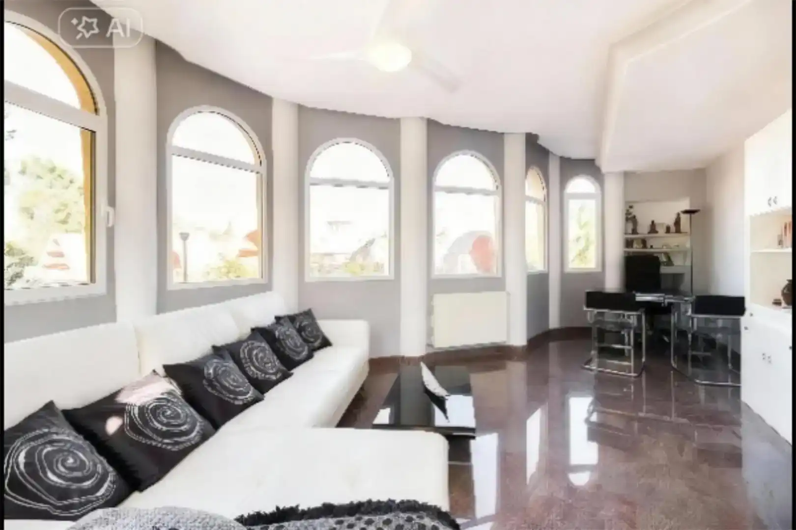 Sala d'estar de Casa o xalet en venda en Muro de Alcoy amb Aire condicionat i Piscina