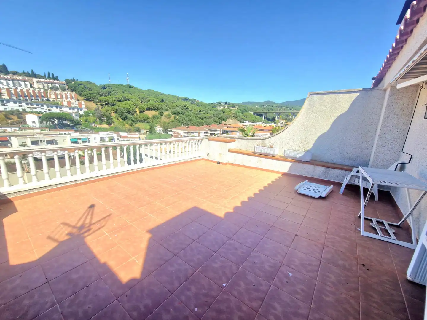 Terraza de Casa adosada en venta en Caldes d'Estrac con Calefacción, Jardín privado y Parquet