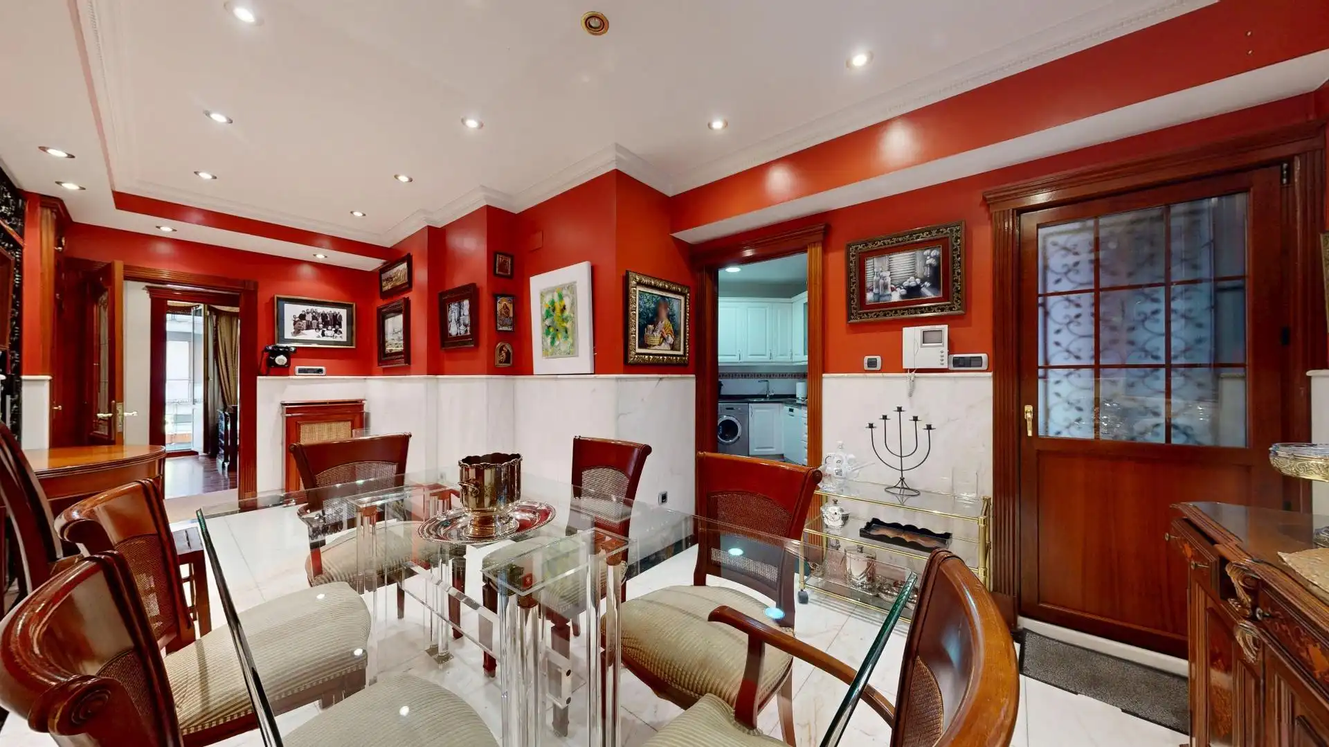 Dining room of Flat for sale in Bilbao   with Heating, Terrace and Balcony