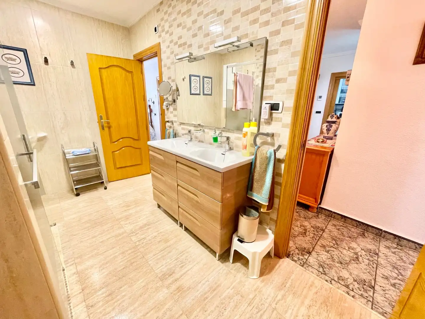 Bany de Casa o xalet de lloguer en Los Alcázares amb Aire condicionat, Moblat i Rentadora