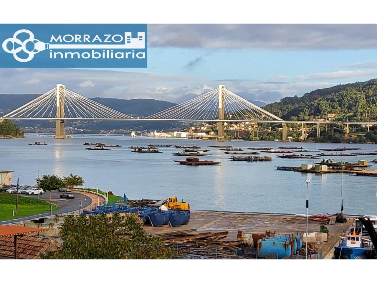 Exterior view of Flat for sale in Moaña  with Heating, Storage room and Furnished