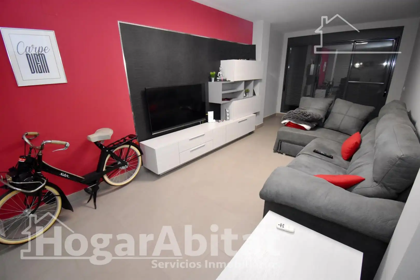 Sala de estar de Piso en venta en Almazora / Almassora con Aire acondicionado, Terraza y Trastero