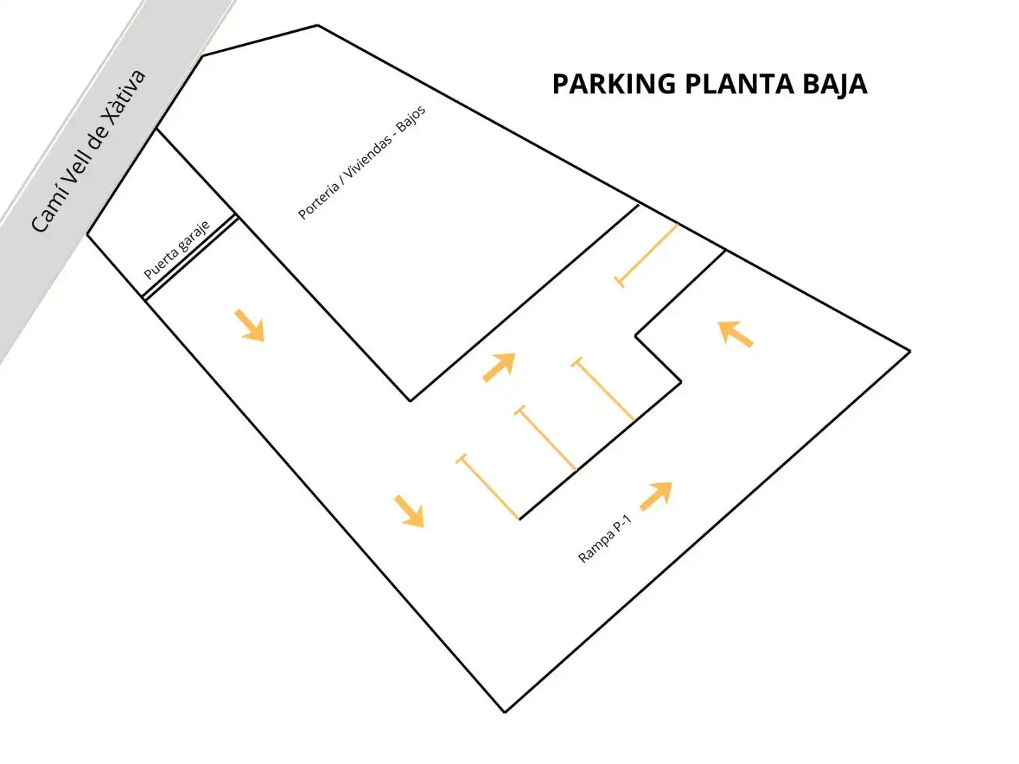 Parkplatz von Garage zum Verkauf in Ontinyent