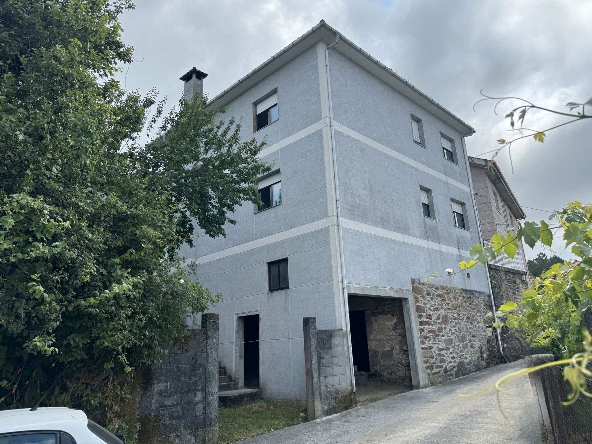 Vista exterior de Casa o xalet en venda en Ramirás amb Jardí privat i Traster