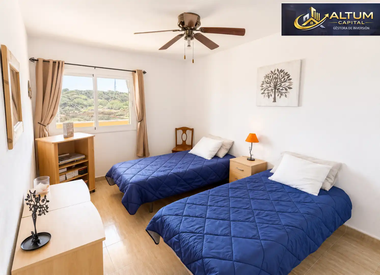 Bedroom of Flat for sale in Arona  with Furnished, Washing machine and Microwave