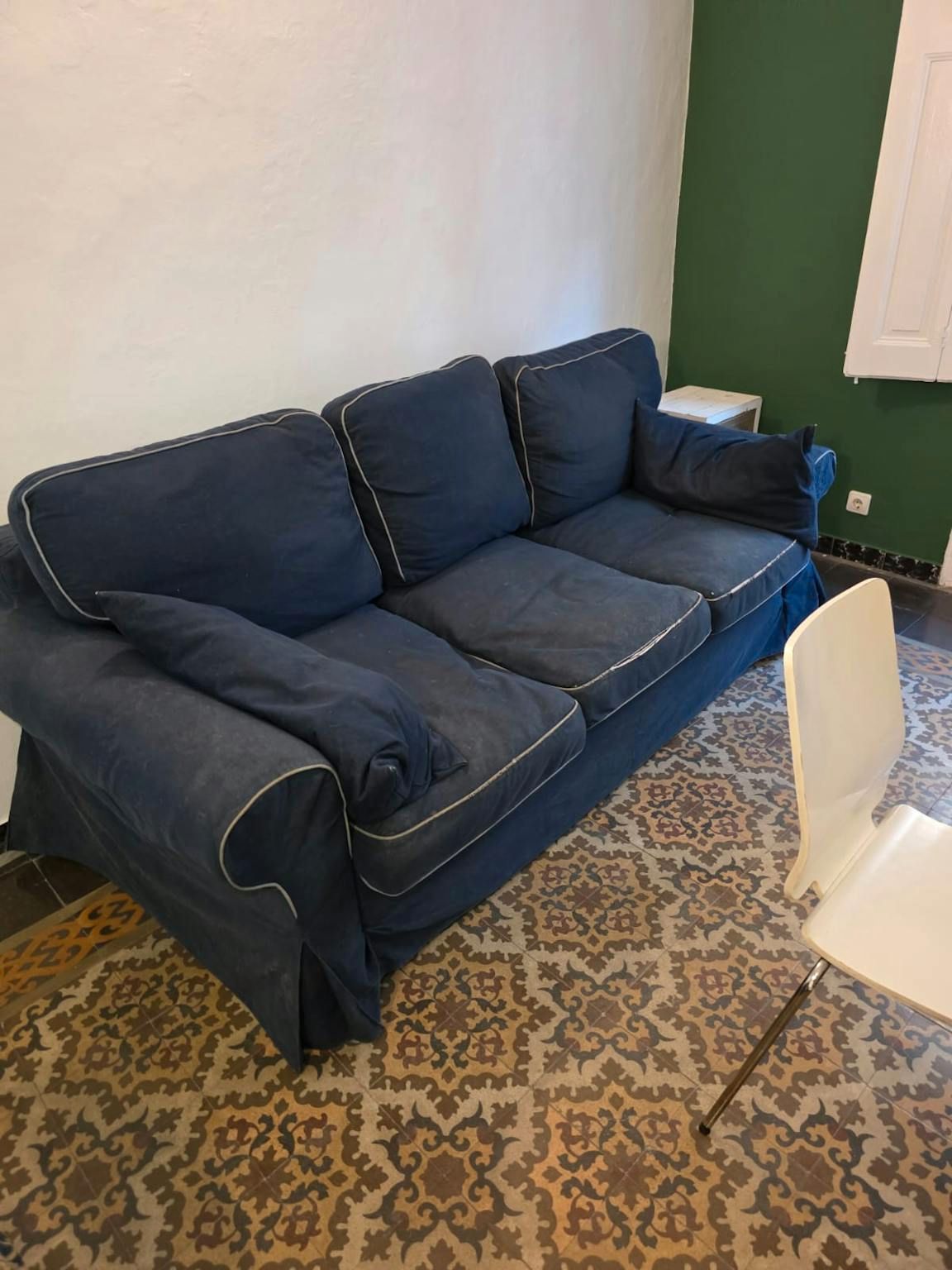 Garden of Flat for rent in  Barcelona Capital  with Heating, TV and Pets allowed