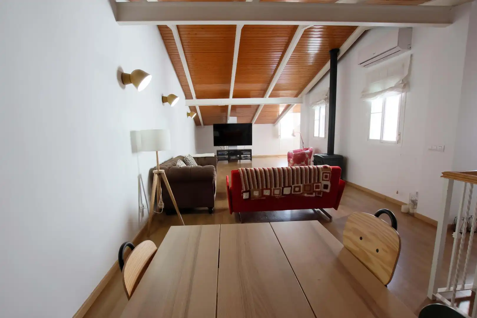 Sala d'estar de Dúplex en venda en Montijo amb Parquet i Terrassa