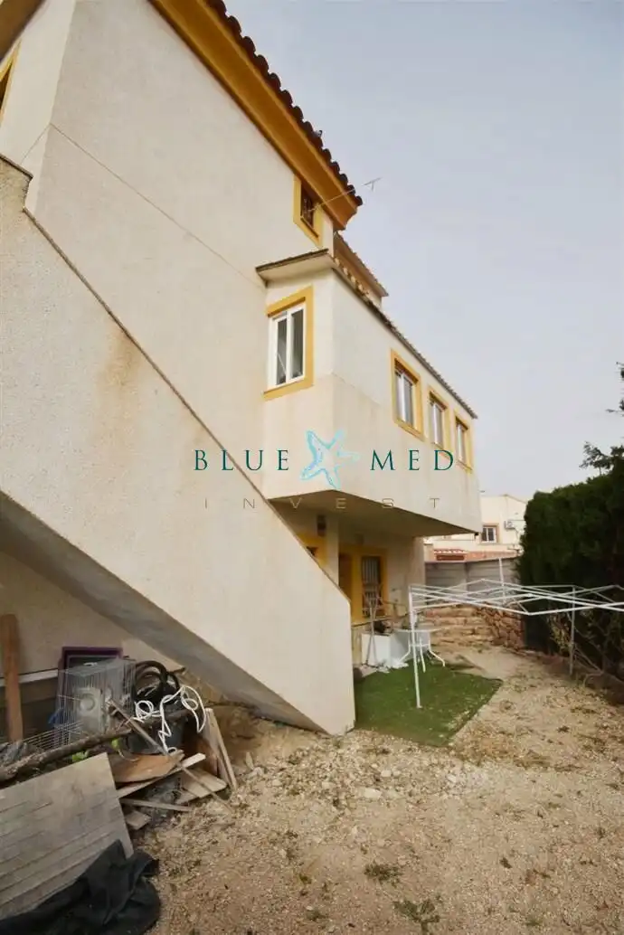 Vista exterior de Casa o chalet en venta en Mazarrón con Jardín privado y Piscina comunitaria
