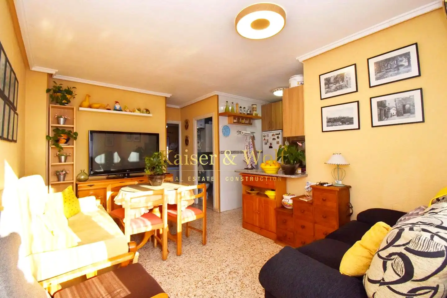 Sala de estar de Casa o chalet en venta en Santa Pola con Aire acondicionado, Terraza y Amueblado
