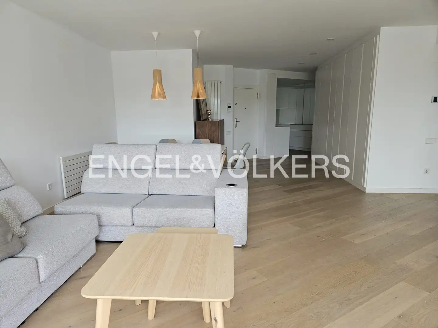 Wohnzimmer von Wohnung zur Miete in Valencia mit Klimaanlage, Heizung und Parkett