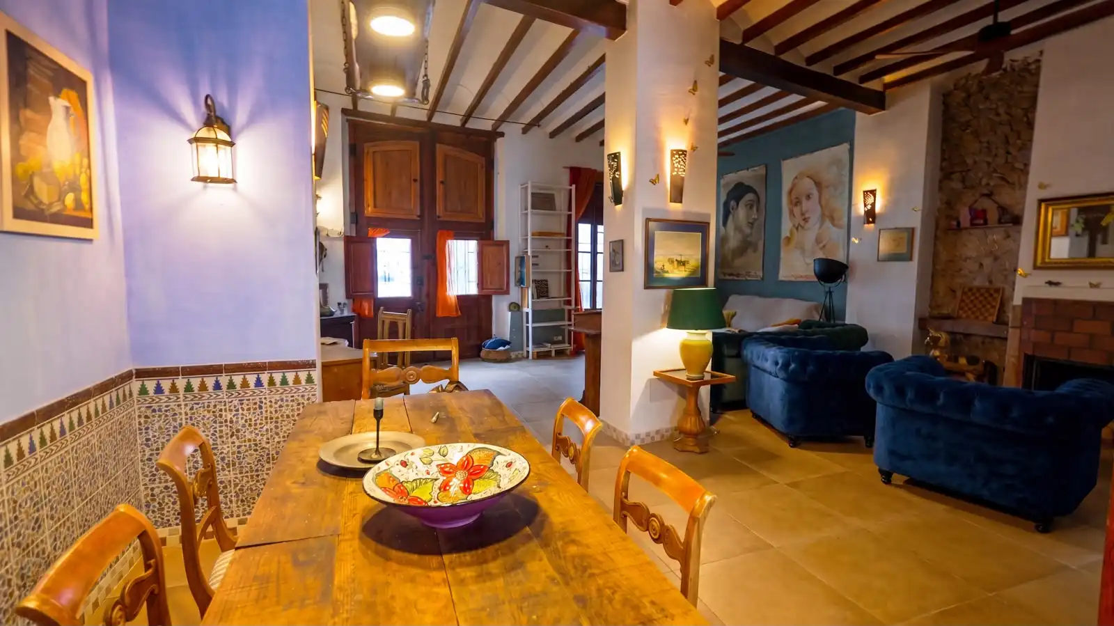 Esszimmer von Haus oder Chalet zum Verkauf in Pego mit Klimaanlage, Heizung und Terrasse