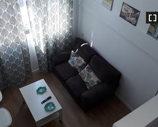 Living room of Flat to rent in  Madrid Capital  with Air Conditioner, Heating and Furnished