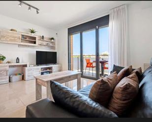 Living room of Apartment to rent in Mont-roig del Camp  with Air Conditioner, Furnished and Community pool