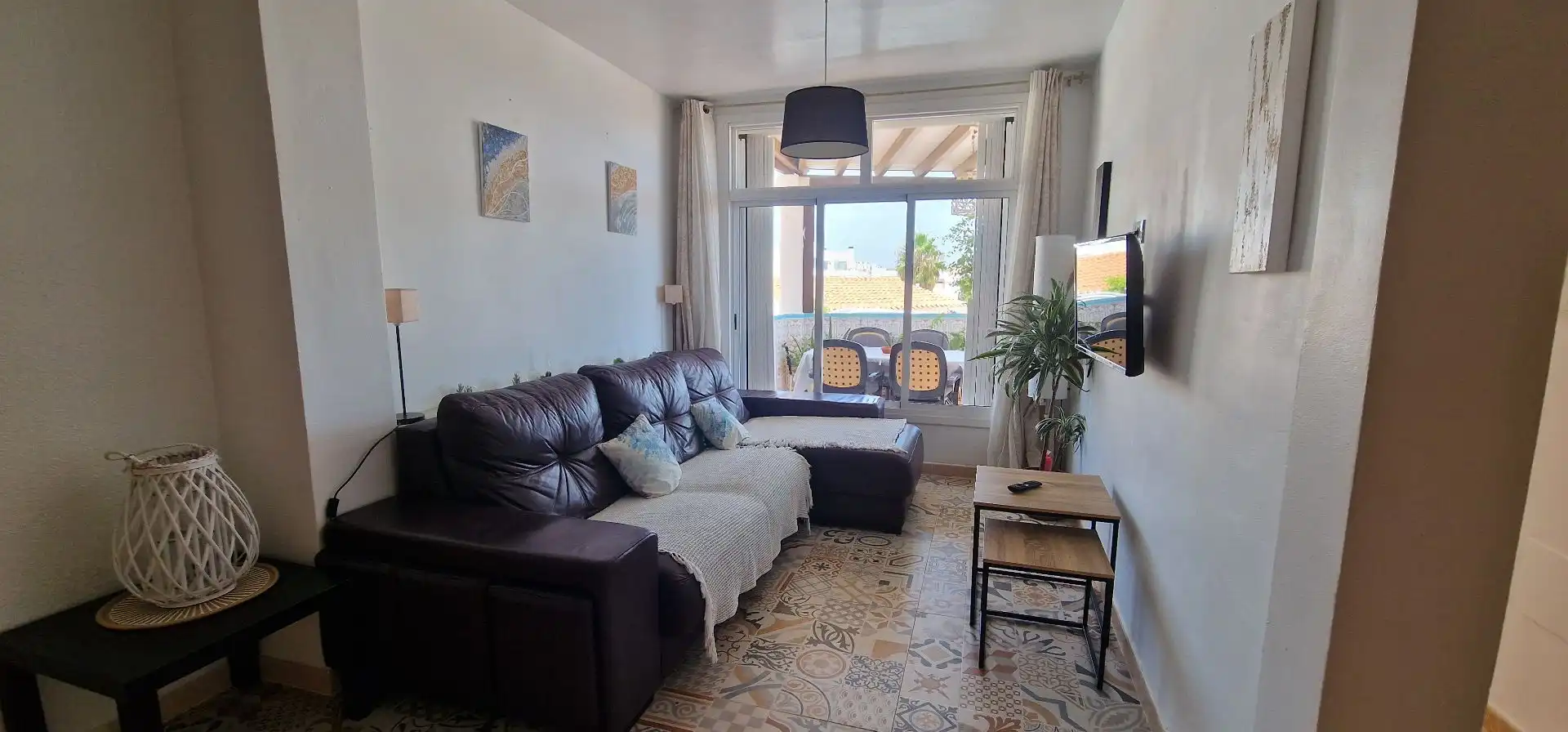 Living room of Apartments for sale in Mojácar  with Air Conditioner, Heating and Terrace