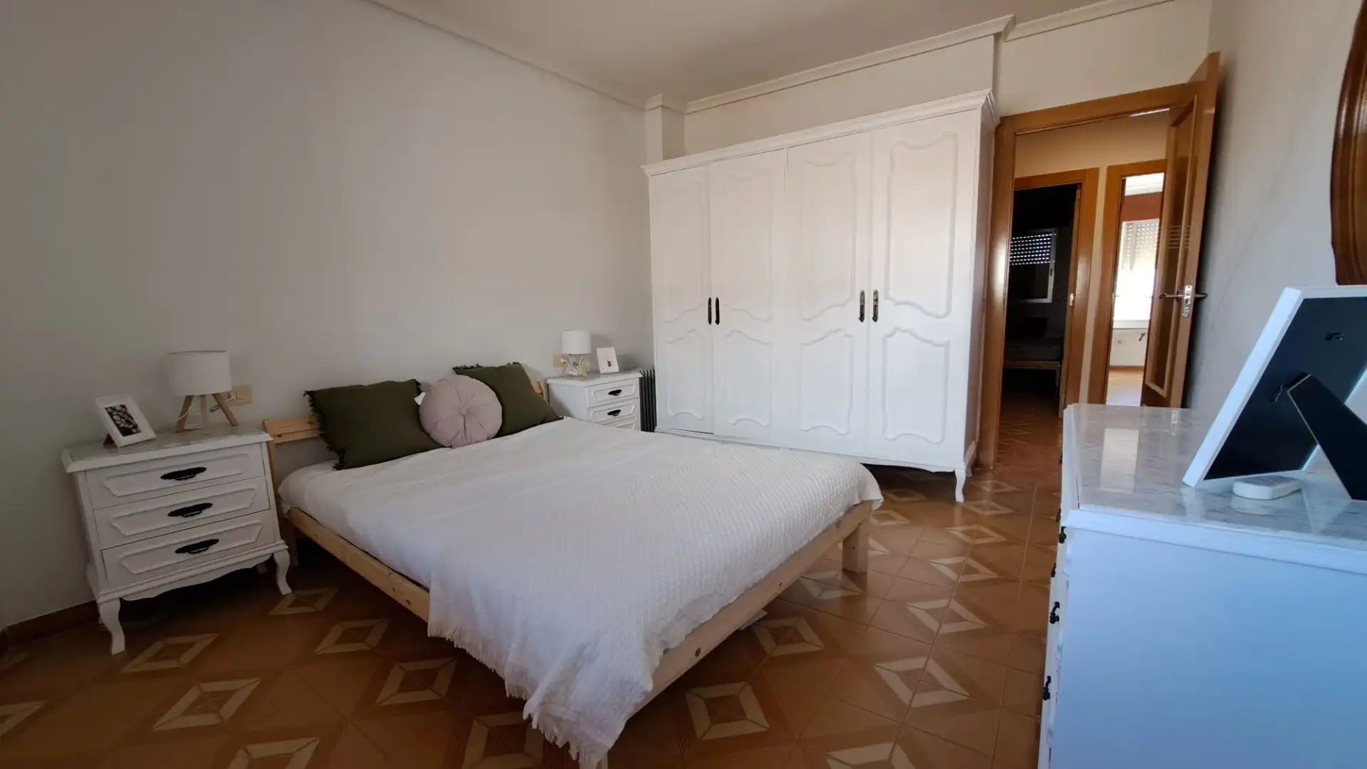 Bedroom of Flat for rent in Murcia  with Air Conditioner, Heating and Terrace
