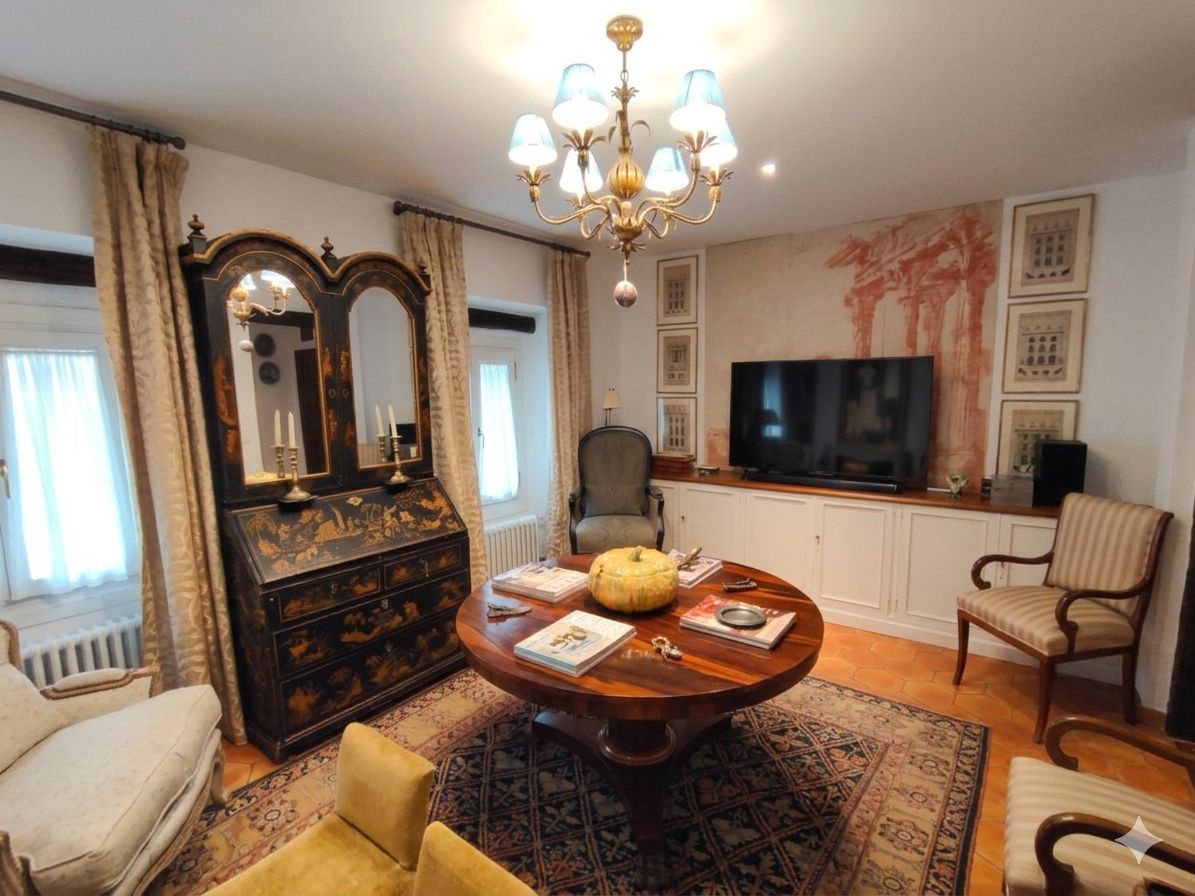 Sala de estar de Finca rústica en venta en San Lorenzo de El Escorial con Calefacción y Terraza