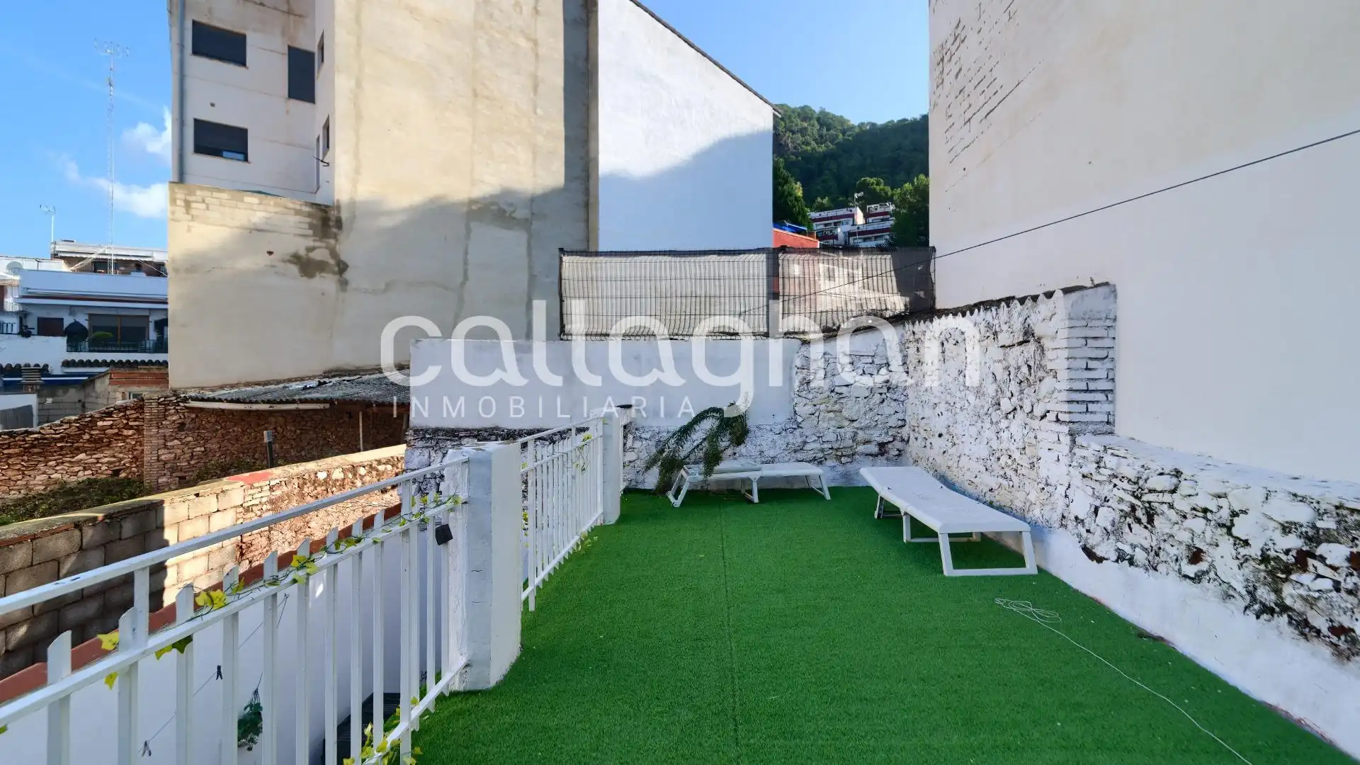 Terrassa de Casa adosada en venda en Náquera amb Aire condicionat, Jardí privat i Terrassa