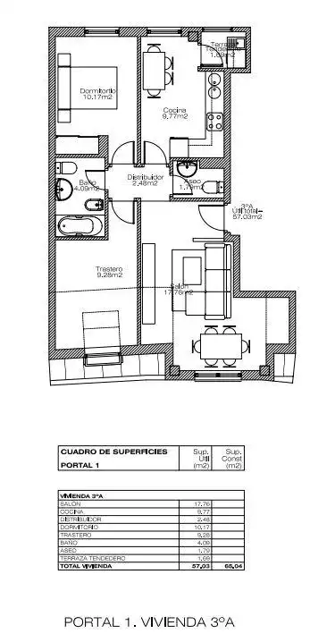 Flat for sale in A Coruña Capital   with Storage room