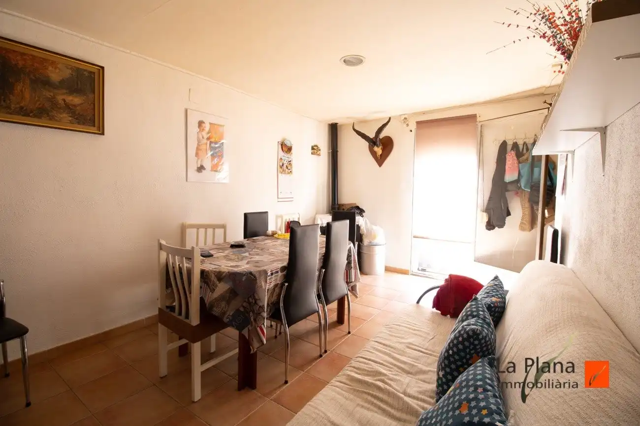 Sala de estar de Casa adosada en venta en Mas de Barberans con Calefacción y Terraza