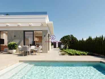 Villa mit Pool zum Verkauf in Hacienda del Álamo Golf