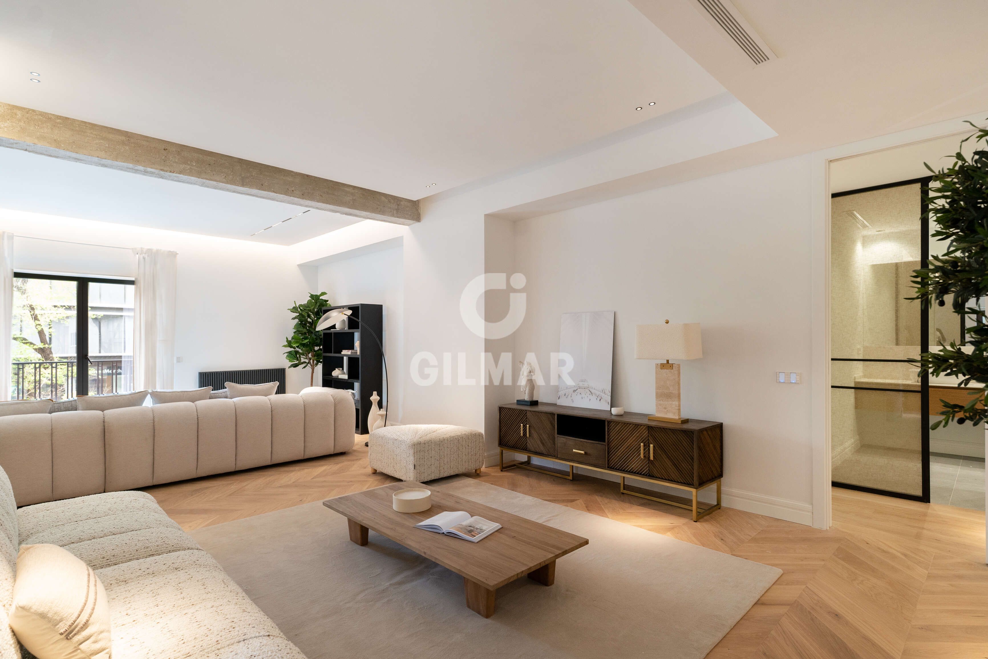 Living room of Flat for sale in  Madrid Capital  with Heating and Storage room