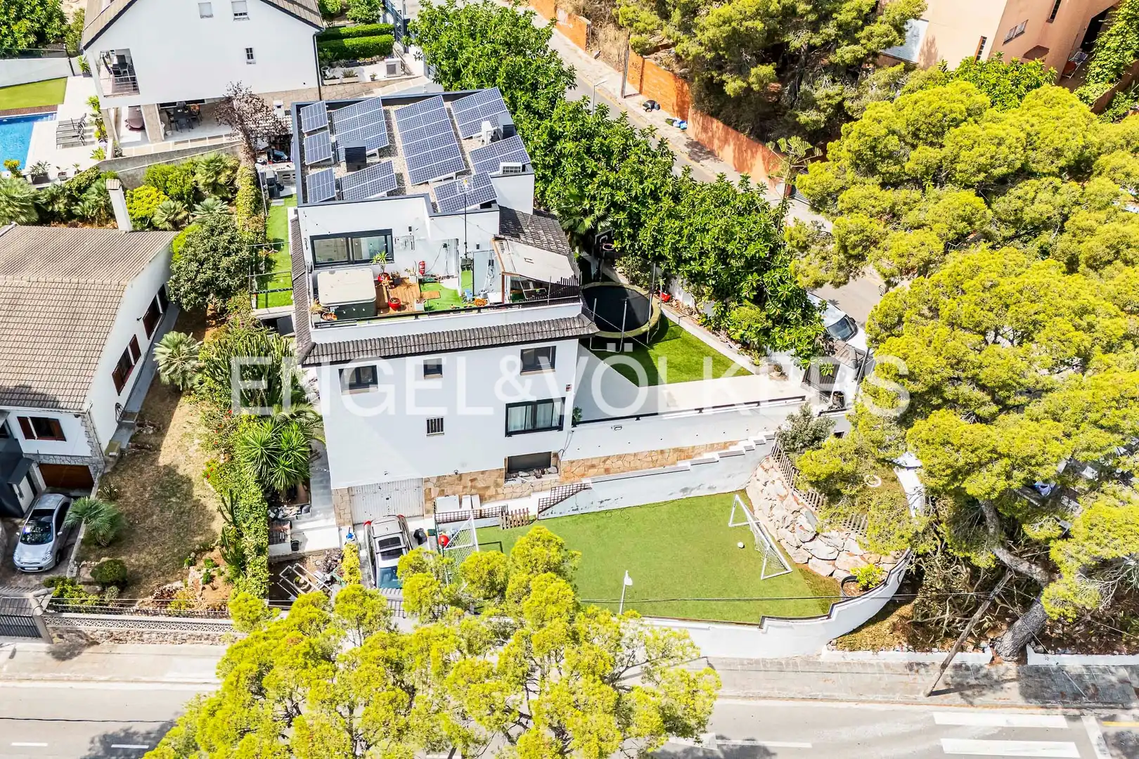 Exterior view of Houses for sale in Castelldefels  with Air Conditioner, Heating and Swimming Pool